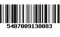 Código de Barras 5407009130083