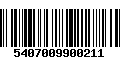 Código de Barras 5407009900211