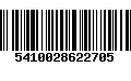 Código de Barras 5410028622705