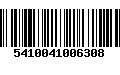 Código de Barras 5410041006308