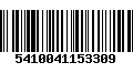 Código de Barras 5410041153309