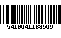 Código de Barras 5410041188509