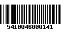 Código de Barras 5410046000141