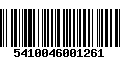 Código de Barras 5410046001261