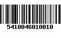 Código de Barras 5410046010010