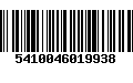 Código de Barras 5410046019938