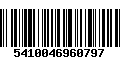 Código de Barras 5410046960797