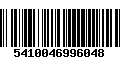 Código de Barras 5410046996048