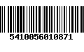 Código de Barras 5410056010871