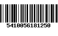 Código de Barras 5410056181250