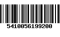 Código de Barras 5410056199200