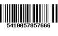 Código de Barras 5410057857666