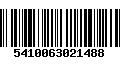 Código de Barras 5410063021488