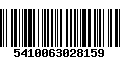 Código de Barras 5410063028159