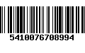 Código de Barras 5410076708994