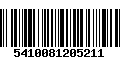 Código de Barras 5410081205211