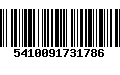 Código de Barras 5410091731786