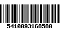 Código de Barras 5410093168580