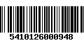 Código de Barras 5410126000948