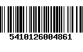 Código de Barras 5410126004861