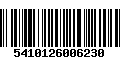 Código de Barras 5410126006230