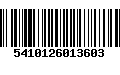 Código de Barras 5410126013603