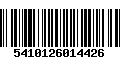 Código de Barras 5410126014426