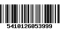 Código de Barras 5410126053999