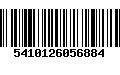 Código de Barras 5410126056884