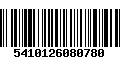 Código de Barras 5410126080780