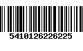 Código de Barras 5410126226225