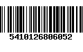 Código de Barras 5410126806052