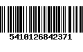 Código de Barras 5410126842371