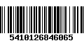 Código de Barras 5410126846065