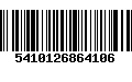 Código de Barras 5410126864106