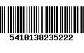 Código de Barras 5410138235222