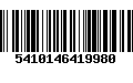 Código de Barras 5410146419980