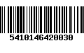 Código de Barras 5410146420030