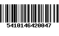 Código de Barras 5410146420047