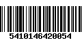 Código de Barras 5410146420054