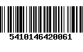 Código de Barras 5410146420061