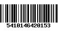 Código de Barras 5410146420153