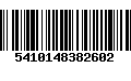 Código de Barras 5410148382602