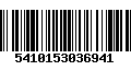 Código de Barras 5410153036941