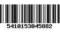 Código de Barras 5410153045882