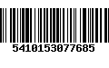 Código de Barras 5410153077685