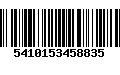 Código de Barras 5410153458835