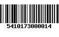 Código de Barras 5410173000014