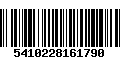 Código de Barras 5410228161790