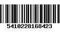 Código de Barras 5410228168423